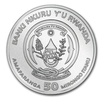 Rwanda Meerkat 2016 1 ounce silver